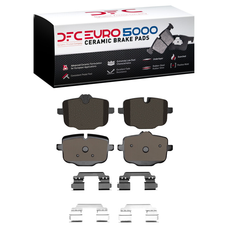 DFC 12-19 BMW M5 Rear Euro 5000 Ceramic Brake Pads and Hardware Kit
