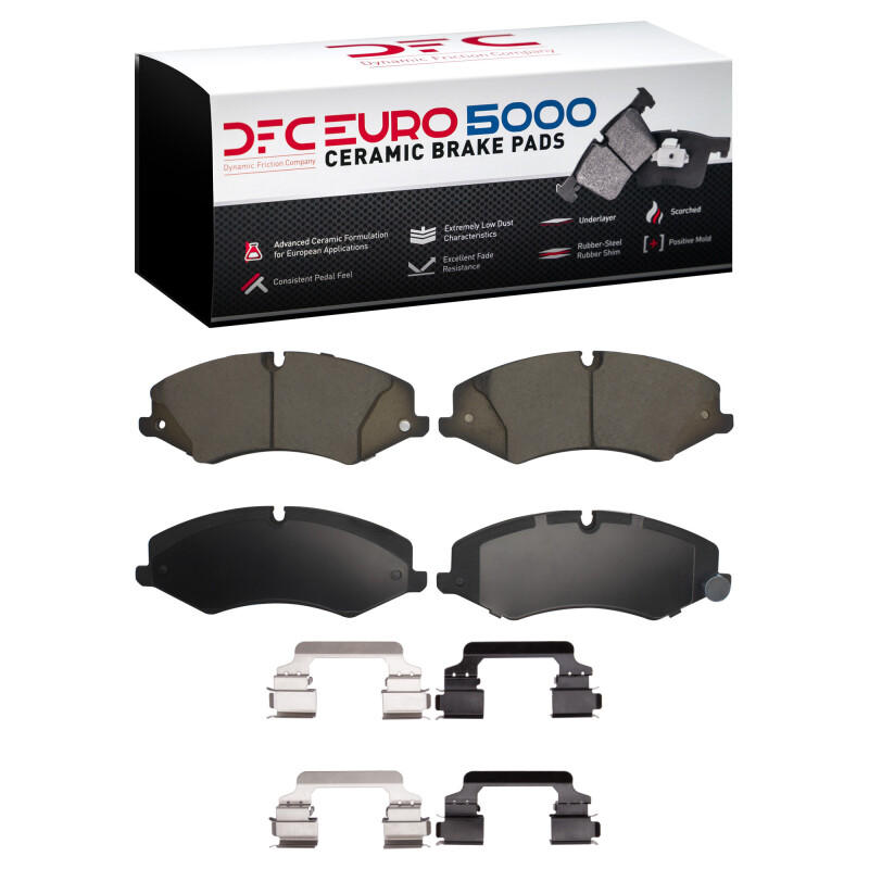 DFC 10-17 Land Rover Range Rover Front Euro 5000 Ceramic Brake Pads and Hardware Kit