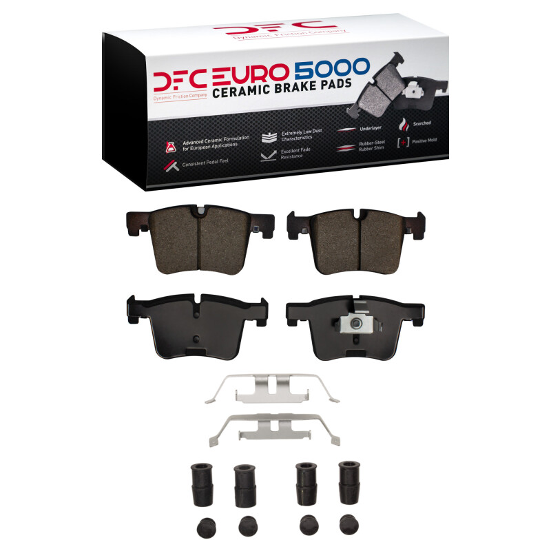 DFC 11-21 BMW 328i Front Euro 5000 Ceramic Brake Pads and Hardware Kit