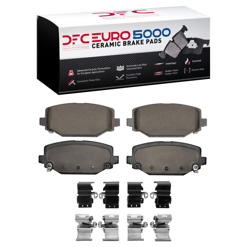 DFC 12-20 Chrysler Town & Country Rear Euro 5000 Ceramic Brake Pads and Hardware Kit
