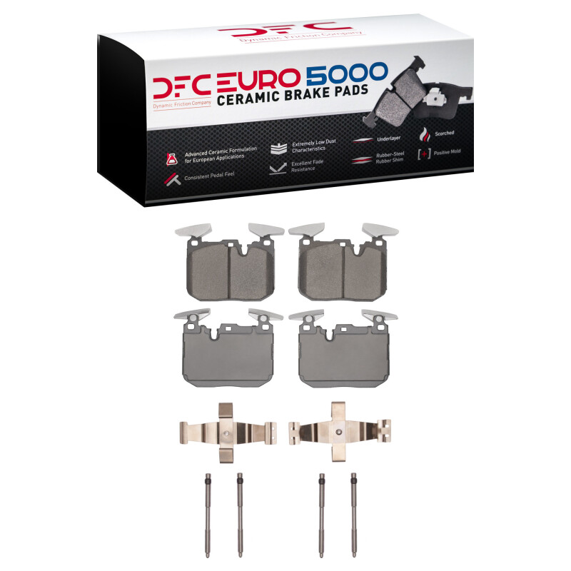 DFC 12-21 BMW 320I (Mexico) Front Euro 5000 Ceramic Brake Pads and Hardware Kit