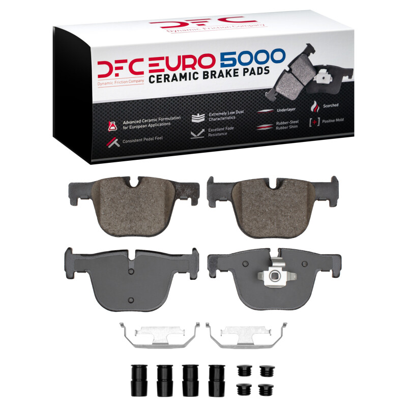 DFC 12-20 BMW 335I GT xDrive Rear Euro 5000 Ceramic Brake Pads and Hardware Kit