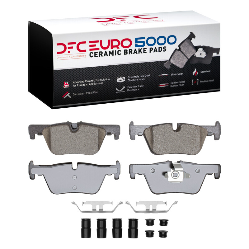 DFC 12-21 BMW 328i Rear Euro 5000 Ceramic Brake Pads and Hardware Kit