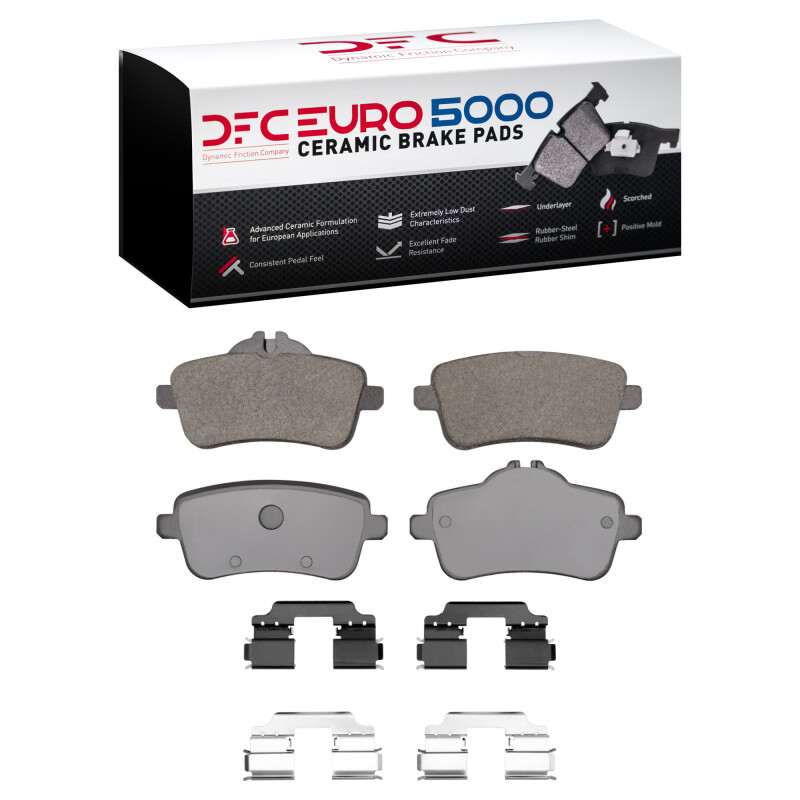 DFC 12-18 Mercedes-Benz ML350 Rear Euro 5000 Ceramic Brake Pads and Hardware Kit