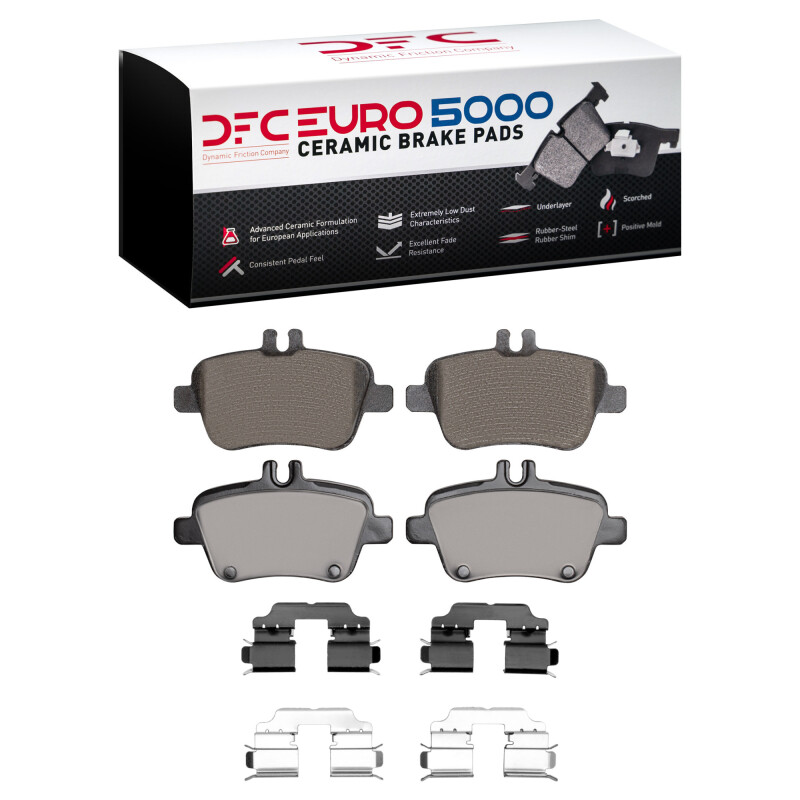 DFC 14-19 Mercedes-Benz B Electric Drive Rear Euro 5000 Ceramic Brake Pads and Hardware Kit