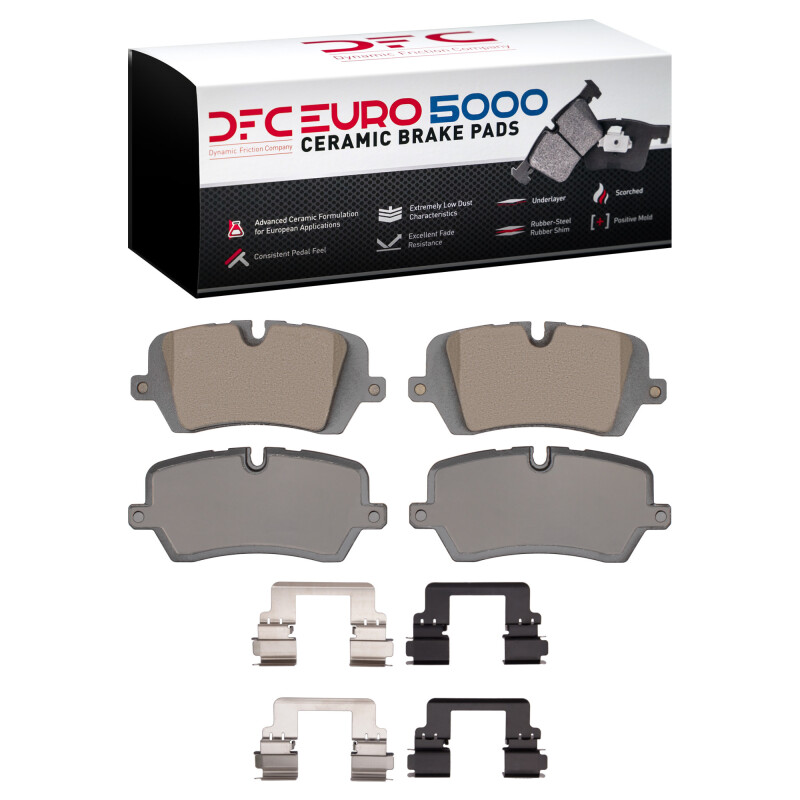 DFC 13-25 Land Rover Discovery Rear Euro 5000 Ceramic Brake Pads and Hardware Kit