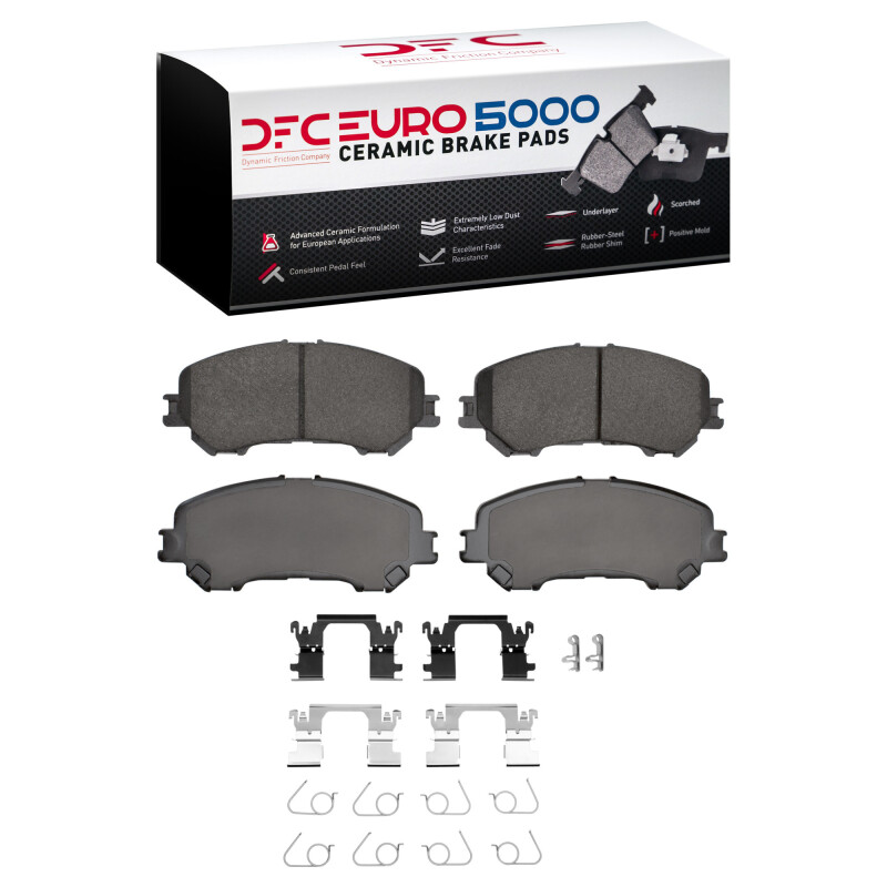 DFC 14-23 Nissan Rogue Sport Front Euro 5000 Ceramic Brake Pads and Hardware Kit