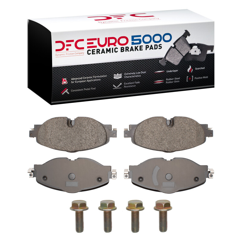 DFC 15-25 Audi A3 Sportback E-TRON Front Euro 5000 Ceramic Brake Pads and Hardware Kit