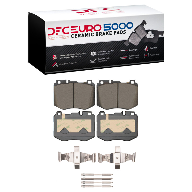 DFC 15-23 Mercedes-Benz C300 Sedan Front Euro 5000 Ceramic Brake Pads and Hardware Kit