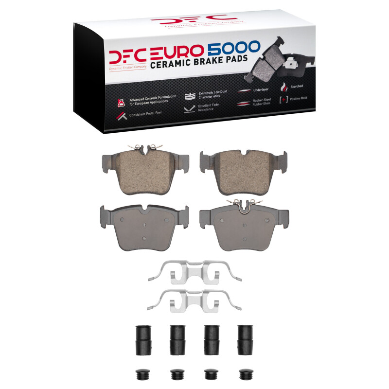 DFC 16-23 Mercedes-Benz C450 AMG Rear Euro 5000 Ceramic Brake Pads and Hardware Kit