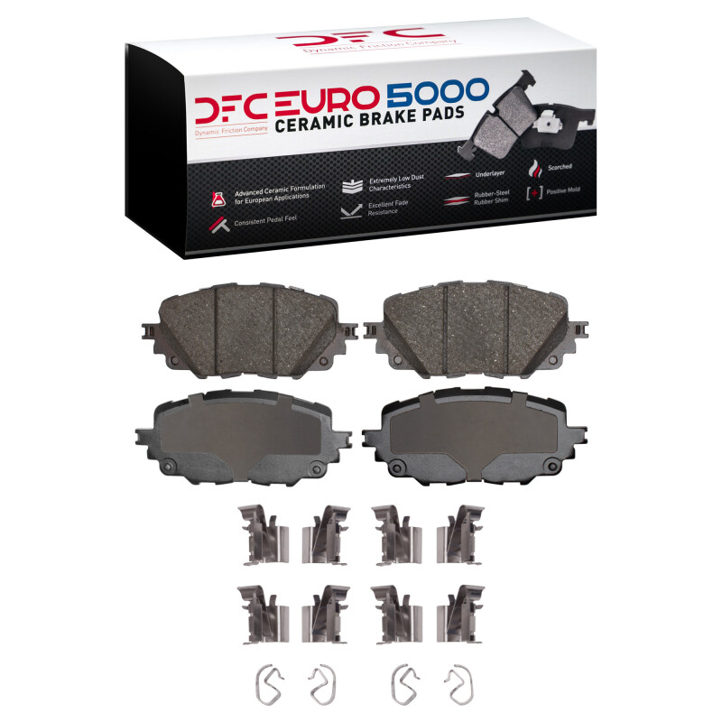 DFC 16-25 Mazda MX-5 Miata Front Euro 5000 Ceramic Brake Pads and Hardware Kit