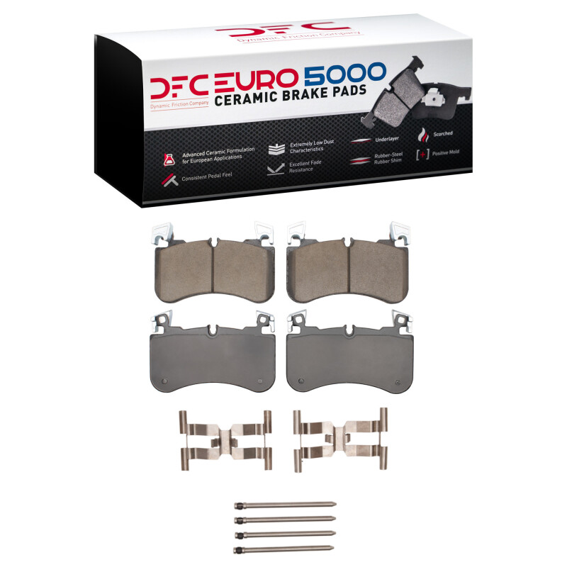 DFC 18-24 Land Rover Defender 110 Front Euro 5000 Ceramic Brake Pads and Hardware Kit
