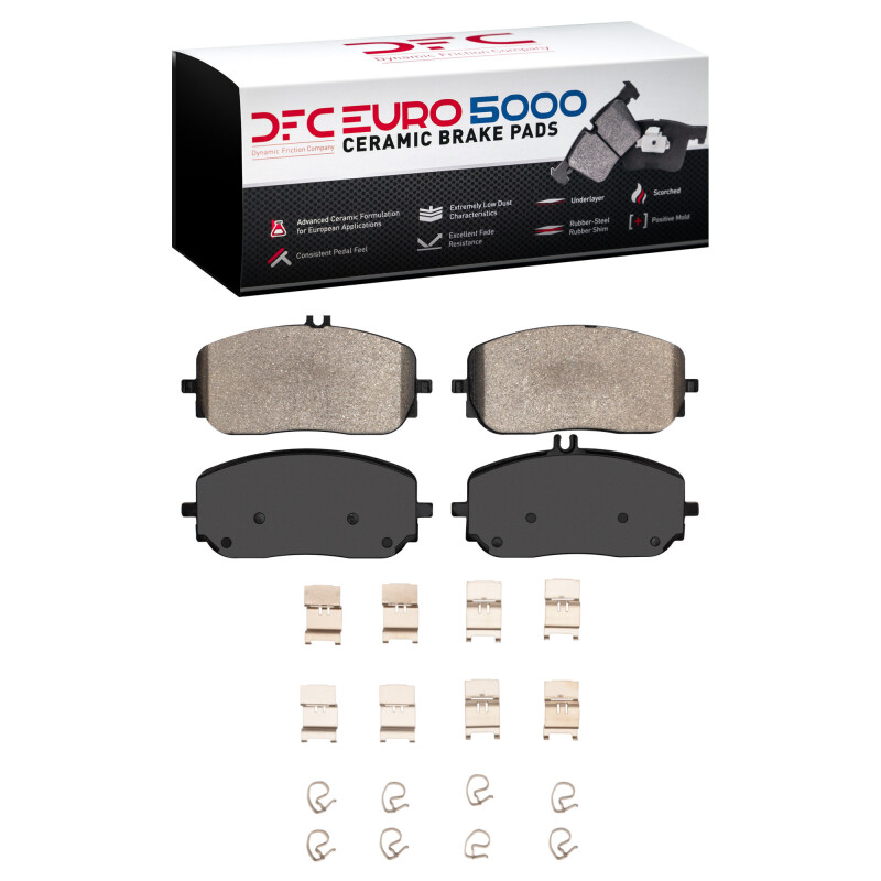 DFC 19-25 Mercedes-Benz GLA250 (USA/Canada) Front Euro 5000 Ceramic Brake Pads and Hardware Kit