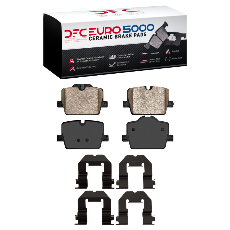 DFC 19-25 BMW 330e xDrive Rear Euro 5000 Ceramic Brake Pads and Hardware Kit