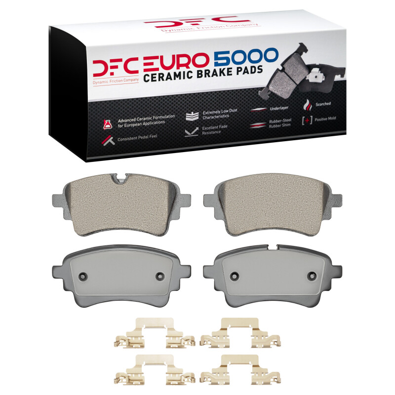 DFC 20-25 Audi A7 Sportback Rear Euro 5000 Ceramic Brake Pads and Hardware Kit