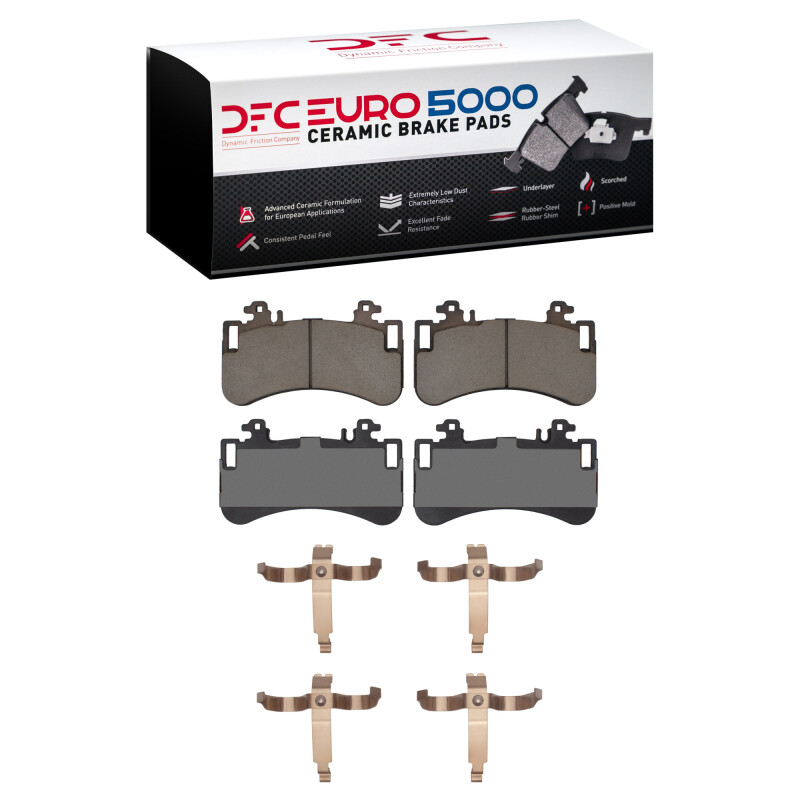 DFC 22-25 Mercedes-Benz EQE 500 Front Euro 5000 Ceramic Brake Pads and Hardware Kit