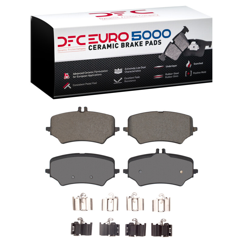 DFC 22-25 Mercedes-Benz EQS 580 SUV Rear Euro 5000 Ceramic Brake Pads and Hardware Kit