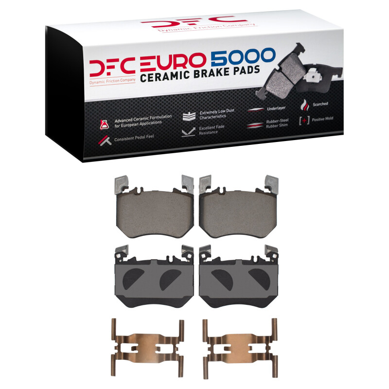 DFC 22-25 Mercedes-Benz GLC300 Front Euro 5000 Ceramic Brake Pads and Hardware Kit