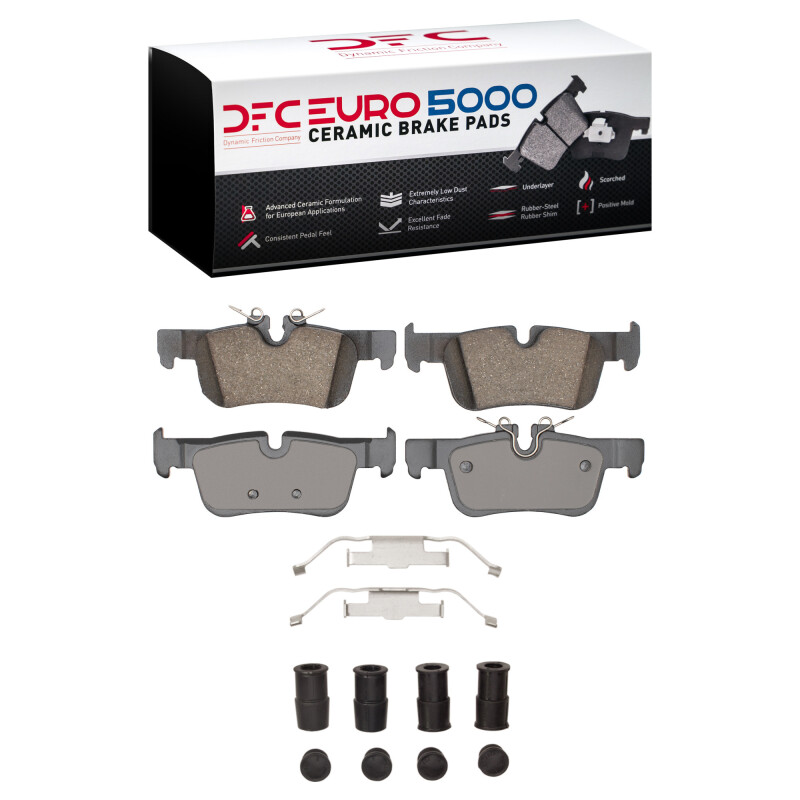 DFC 14-25 BMW i3 Rear Euro 5000 Ceramic Brake Pads and Hardware Kit