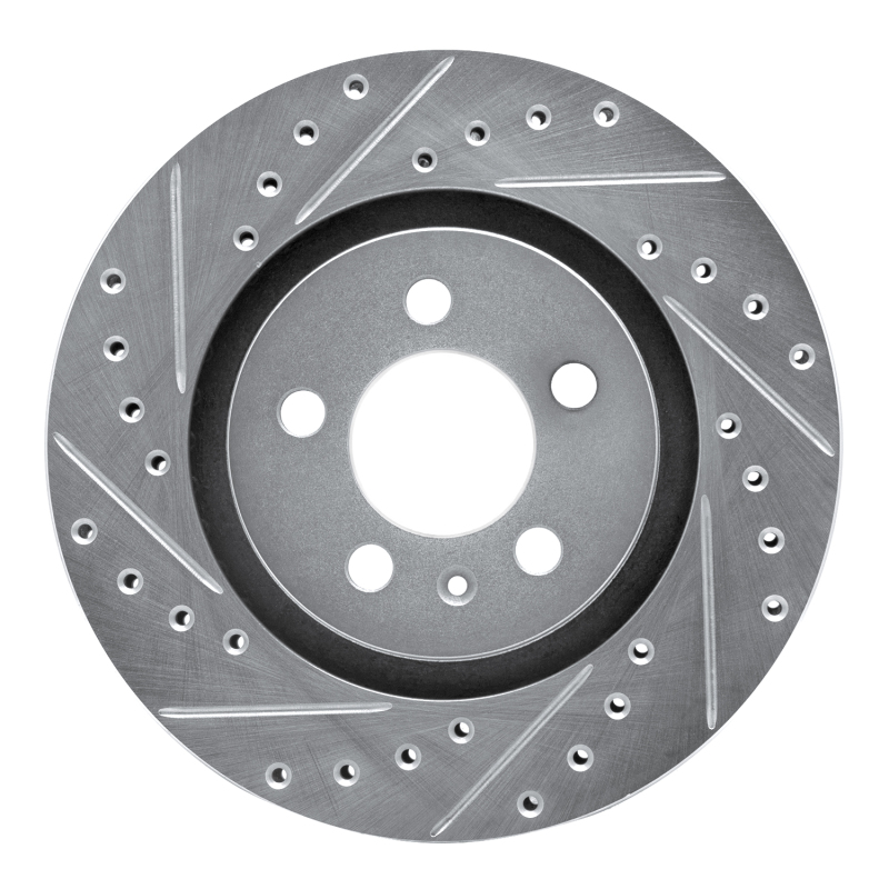 DFC 92-95 Volkswagen Passat (USA/Canada) Front Left Drilled & Slotted Silver Brake Rotor