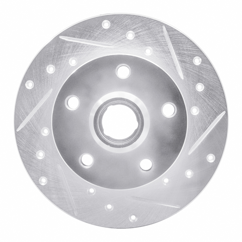 DFC 92-98 Volkswagen Passat (USA/Canada) Rear Right Drilled & Slotted Silver Brake Rotor