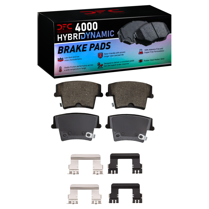 DFC 06-14 Dodge Magnum Rear 4000 HybriDynamic Brake Pads and Hardware Kit