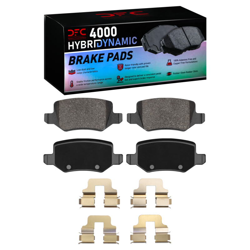 DFC 01-11 Mercedes-Benz A190 (Mexico) Rear 4000 HybriDynamic Brake Pads and Hardware Kit