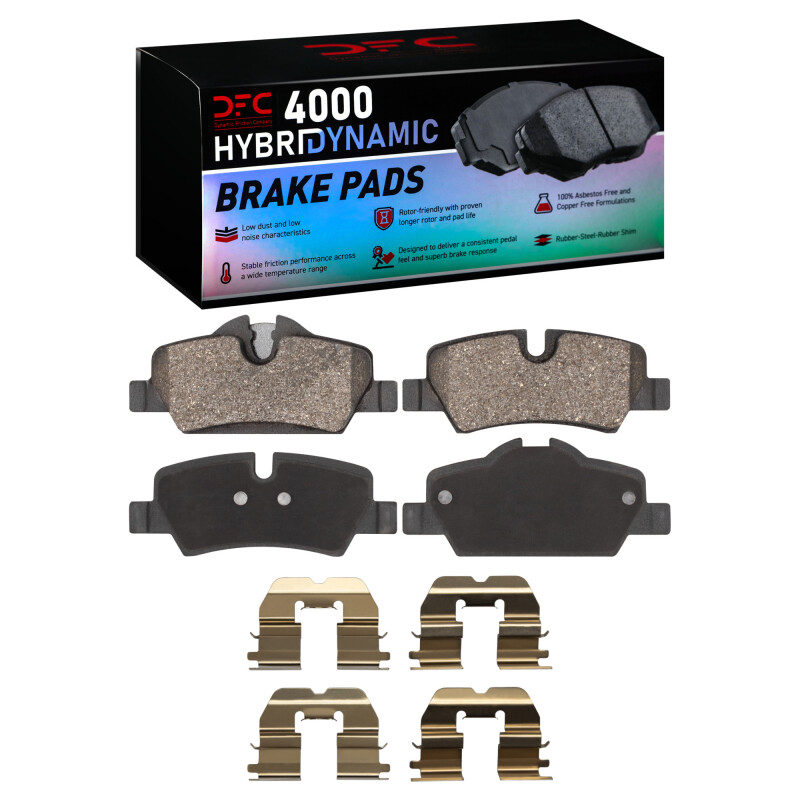 DFC 14-24 Mini Cooper (Excl Clubman) Rear 4000 HybriDynamic Brake Pads and Hardware Kit