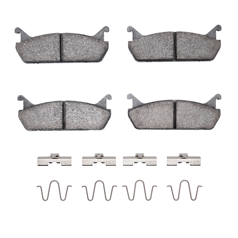 DFC 90-96 Ford Escort Rear 4000 HybriDynamic Brake Pads and Hardware Kit