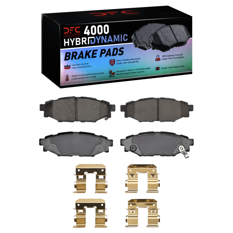 DFC 12-21 Subaru WRX Rear 4000 HybriDynamic Brake Pads and Hardware Kit