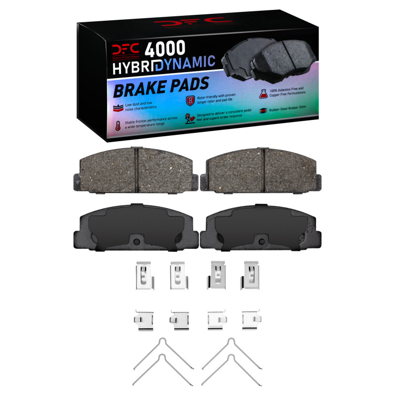 DFC 84-05 Mazda RX-7 Rear 4000 HybriDynamic Brake Pads and Hardware Kit