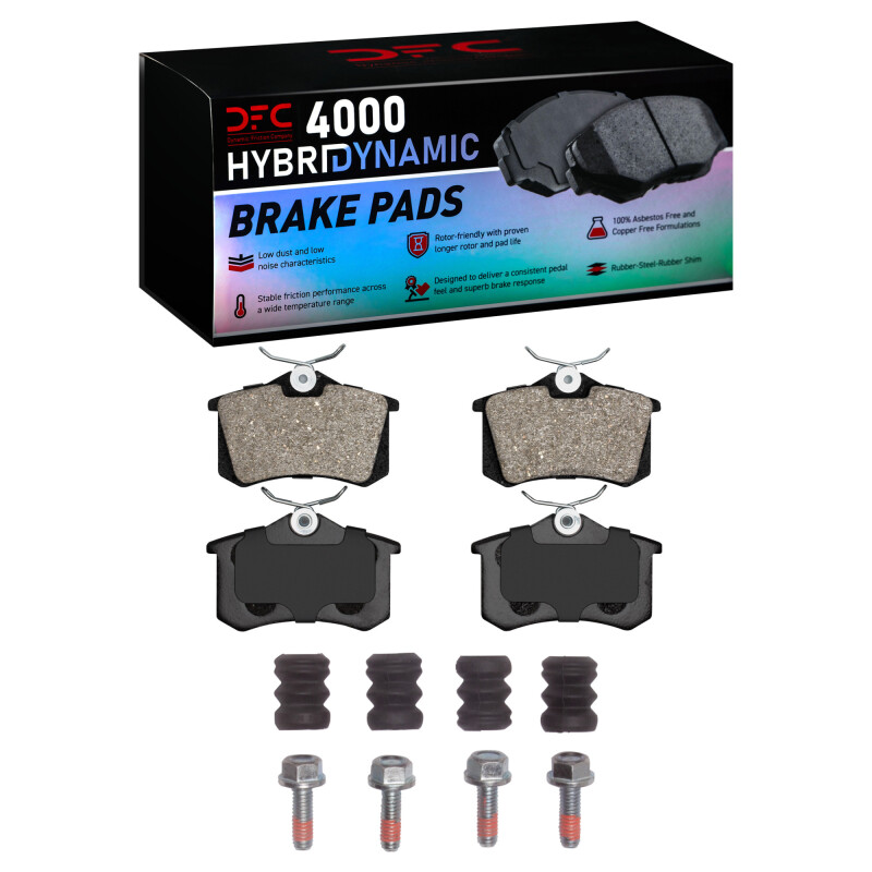 DFC 85-19 Audi A3 Rear 4000 HybriDynamic Brake Pads and Hardware Kit
