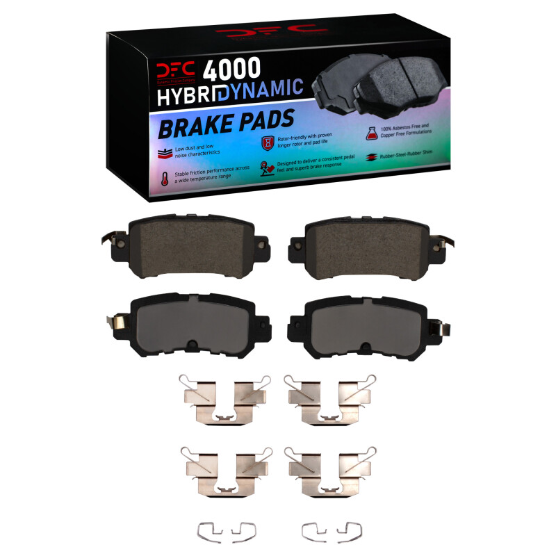 DFC 13-18 Mazda CX-3 Rear 4000 HybriDynamic Brake Pads and Hardware Kit