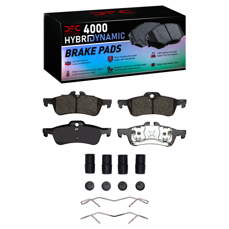 DFC 02-08 Mini Cooper (Excl Clubman) Rear 4000 HybriDynamic Brake Pads and Hardware Kit