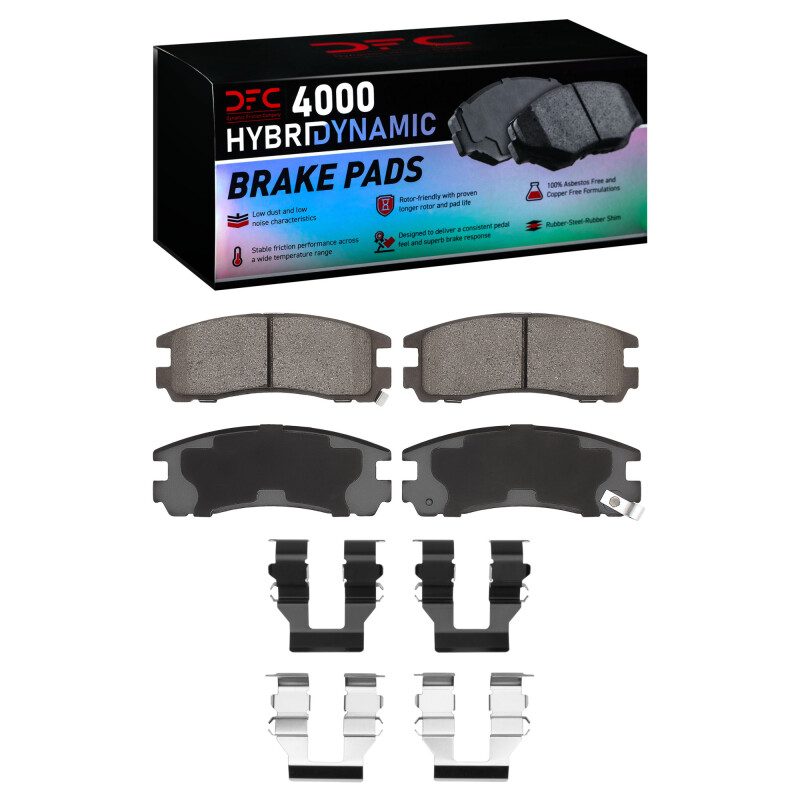 DFC 92-12 Chrysler Sebring Rear 4000 HybriDynamic Brake Pads and Hardware Kit