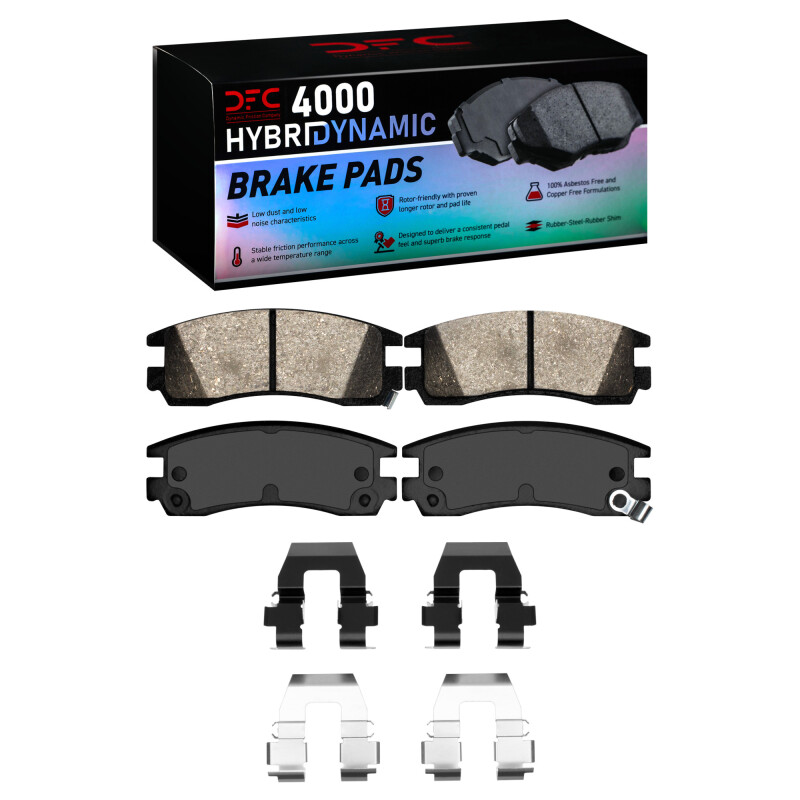 DFC 97-10 Buick Rendezvous Rear 4000 HybriDynamic Brake Pads and Hardware Kit
