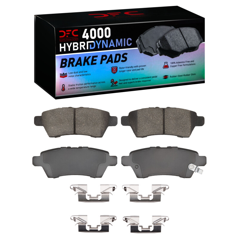 DFC 05-12 Nissan Pathfinder Rear 4000 HybriDynamic Brake Pads and Hardware Kit
