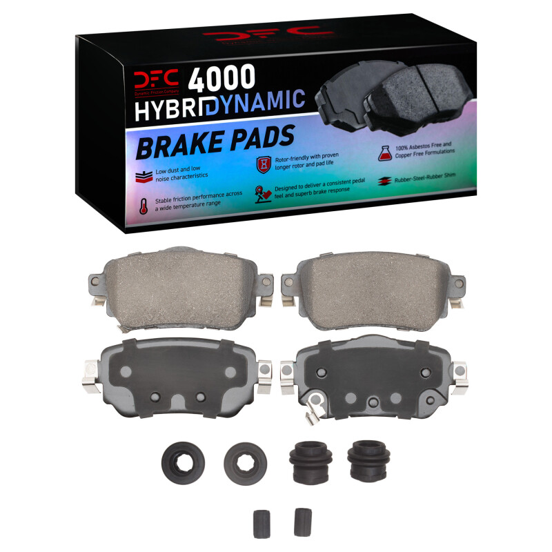 DFC 17-25 Nissan Leaf Rear 4000 HybriDynamic Brake Pads and Hardware Kit