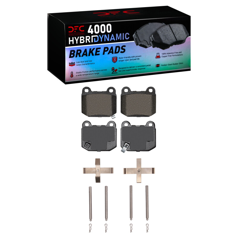 DFC 03-25 Infiniti G35 Rear 4000 HybriDynamic Brake Pads and Hardware Kit
