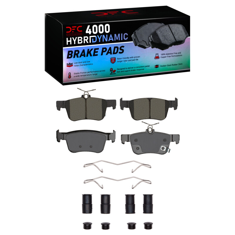 DFC 16-25 Acura INTEGRA Rear 4000 HybriDynamic Brake Pads and Hardware Kit