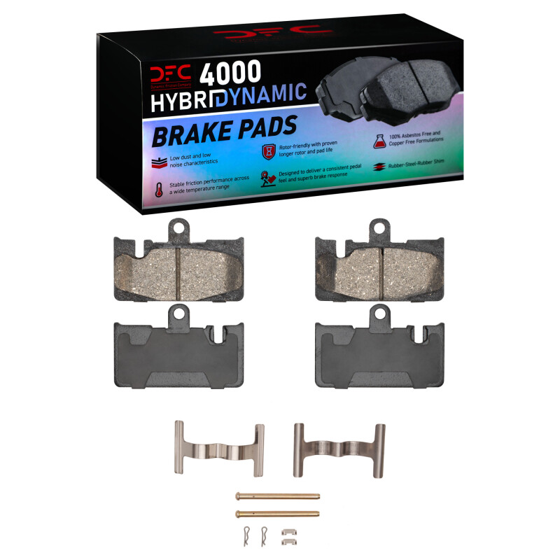 DFC 01-06 Lexus LS430 Rear 4000 HybriDynamic Brake Pads and Hardware Kit