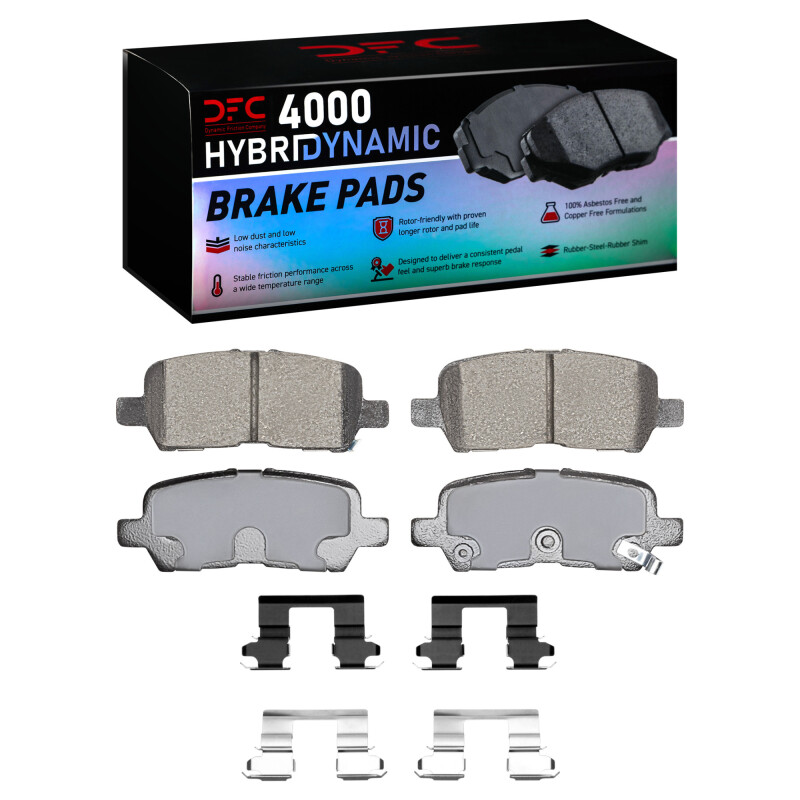 DFC 04-16 Buick Allure Rear 4000 HybriDynamic Brake Pads and Hardware Kit