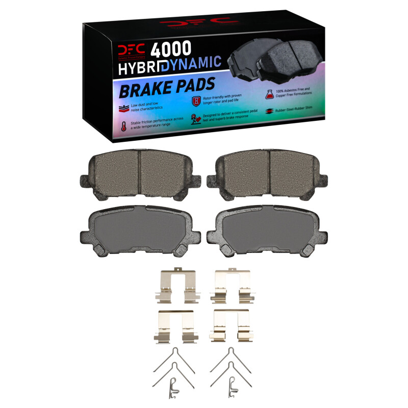 DFC 07-25 Acura ZDX Rear 4000 HybriDynamic Brake Pads and Hardware Kit