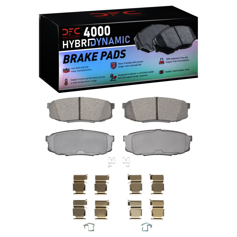 DFC 07-22 Lexus LX570 Rear 4000 HybriDynamic Brake Pads and Hardware Kit