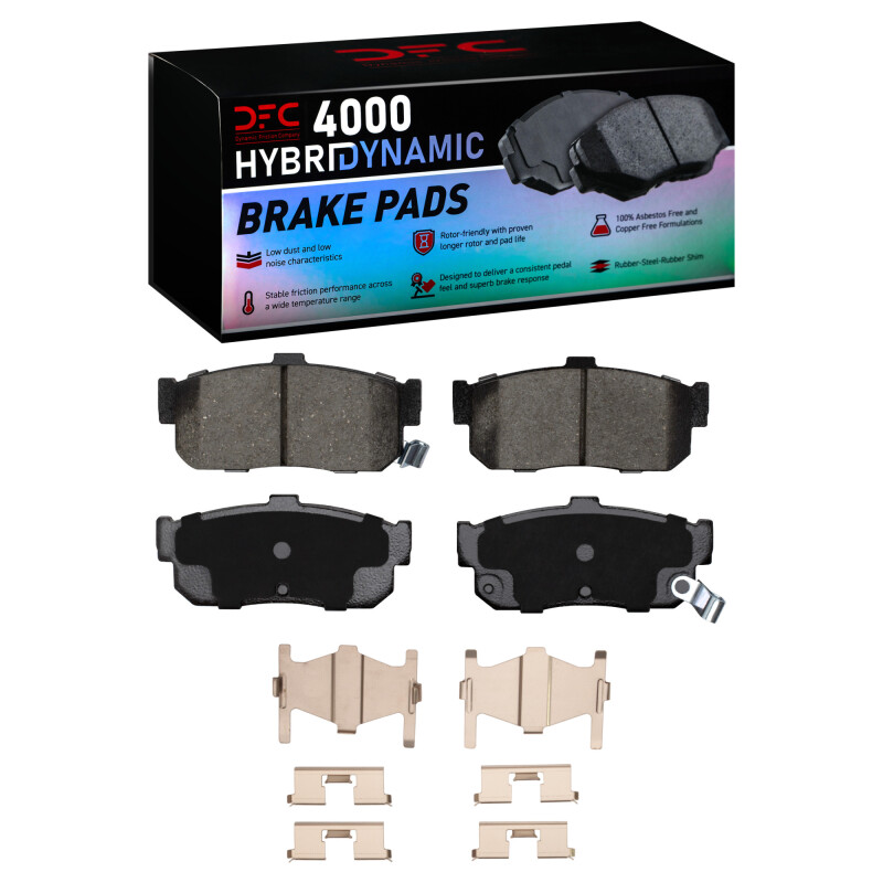 DFC 91-01 Infiniti I30 Rear 4000 HybriDynamic Brake Pads and Hardware Kit