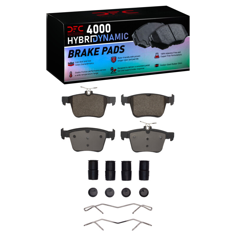 DFC 13-23 Audi A3 (Mexico) Rear 4000 HybriDynamic Brake Pads and Hardware Kit