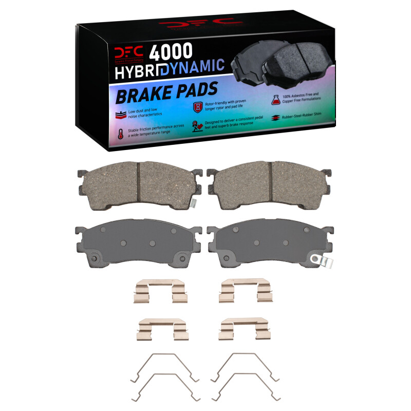 DFC 93-03 Ford Probe Front 4000 HybriDynamic Brake Pads and Hardware Kit