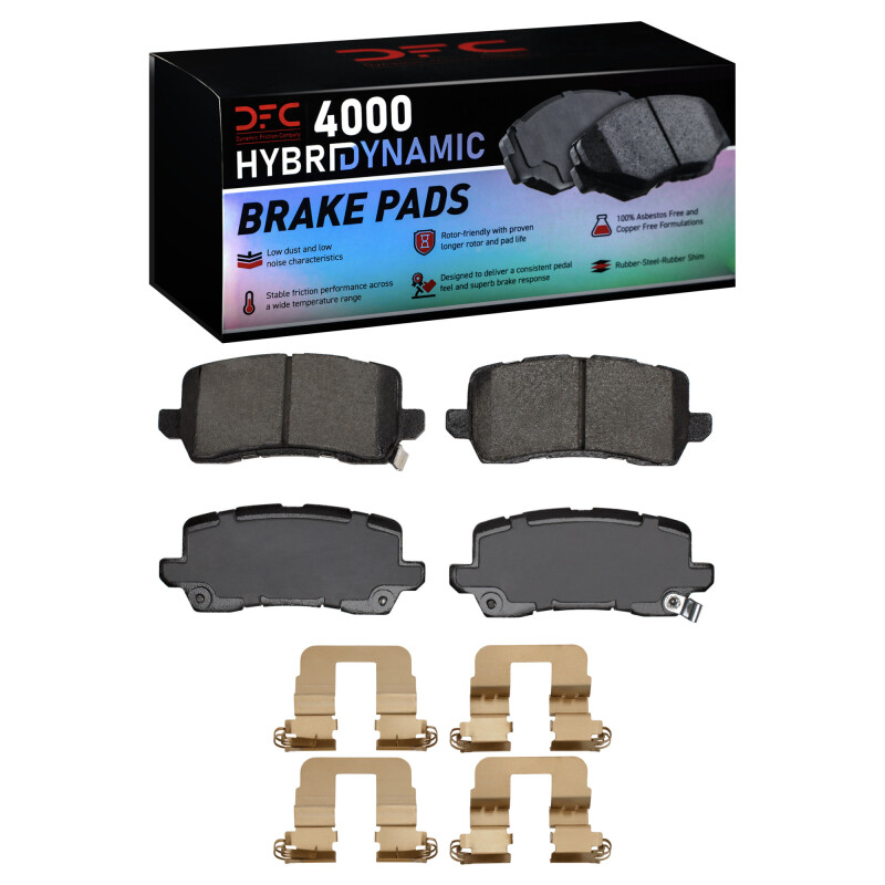 DFC 17-25 Acura MDX Rear 4000 HybriDynamic Brake Pads and Hardware Kit