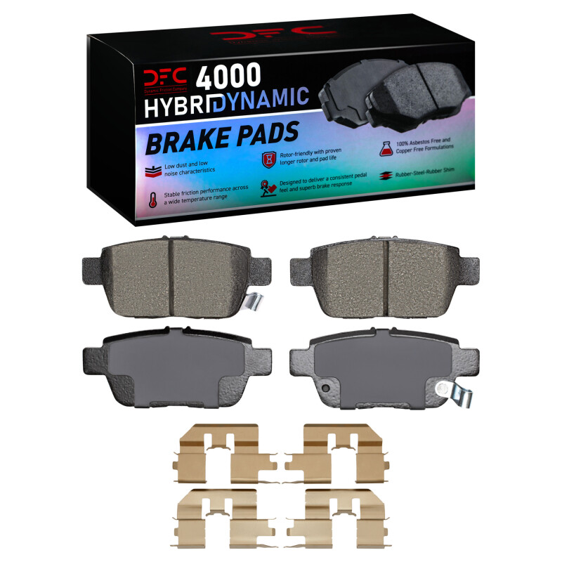 DFC 06-14 Acura TL Rear 4000 HybriDynamic Brake Pads and Hardware Kit