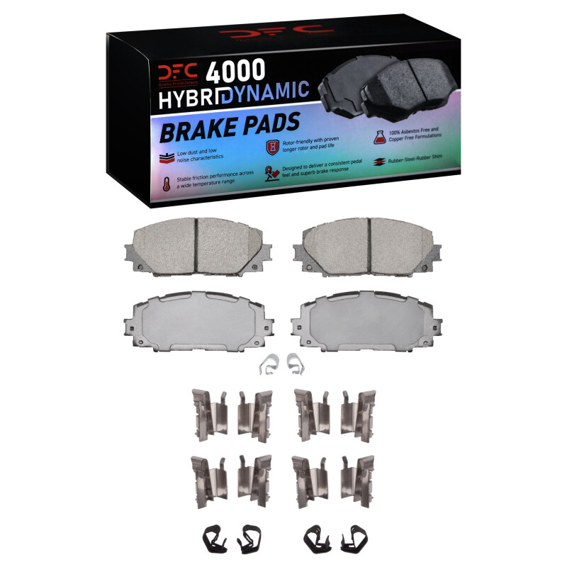 DFC 06-19 Scion IQ Front 4000 HybriDynamic Brake Pads and Hardware Kit